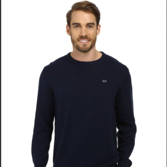 Vineyard Vines Other - Vineyard Vines Large Navy Crewneck Sweater
